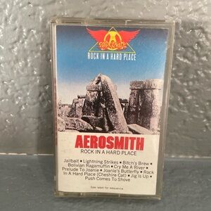 Aerosmith Cassette “Rock In A Hard Place “